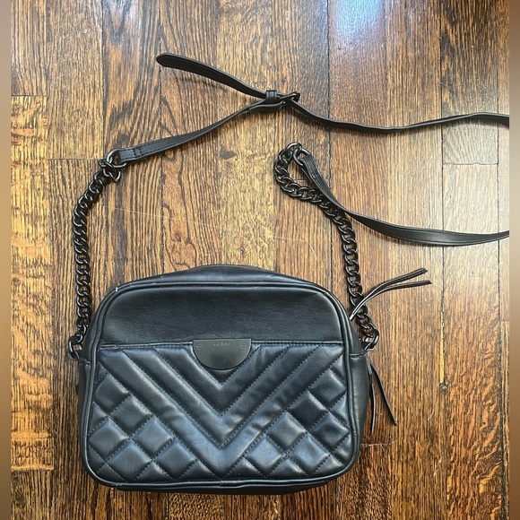 Aldo Handbags - ALDO Black Quilted Crossbody Bag
